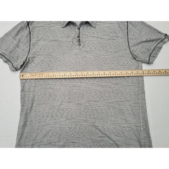 BKE Men Polo Shirt XL Gray Basic Short Sleeve Collared Casual - Picture 9 of 10